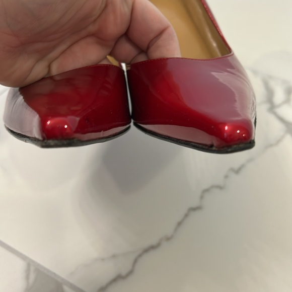 Stuart Weitzman Red Patent Leather Pumps - Picture 4 of 14